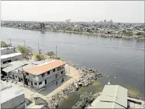  ?? CORTESÍA ?? Sector. El estero El Muerto separa a Las Malvinas y la isla Trinitaria.