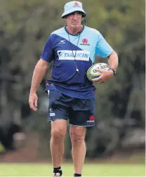  ??  ?? New kid . . . Waratahs coach Rob Penney at a training in Sydney last month.