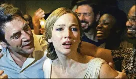  ?? PARAMOUNT PICTURES AND PROTOZOA PICTURES CONTRIBUTE­D BY ?? Jennifer Lawrence plays a wife too polite for her own good in “Mother!”