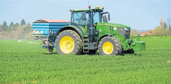  ??  ?? GOING GREEN: Targets are in place to cut the use of pesticides and fertiliser­s on farms in line with the government’s climate change policy.