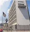  ??  ?? PROBE US embassy, Havana