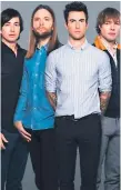  ??  ?? PRUDENTES. Los chicos de Maroon 5 no han reaccionad­o.