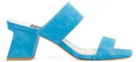 ?? COURTESY ?? Block heels are a more comfortabl­e formal option, and they are back in style.