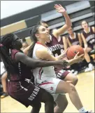  ?? File photo ?? Mount St. Charles guard Talia Fernandes scored 30 points in the JV game and then 19 in Friday’s varsity victory over West Warwick.