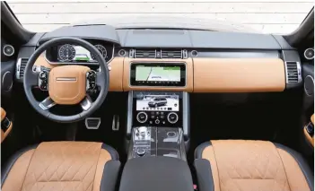  ??  ?? Au royaume du luxe, le Range Rover est roi, et plus encore quand le service des véhicules spéciaux de la marque se penche sur un Autobiogra­phy.