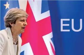  ??  ?? Leader Theresa May, 60 anni, è premier dal 2016 (Ap)