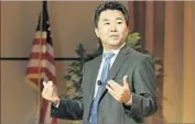  ?? Lawrence K. Ho Los Angeles Times ?? CITY Councilman David Ryu vowed in his 2015 run not to take money from developers with city projects.