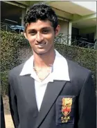  ??  ?? 100 wickets for Janishka Premasingh­e