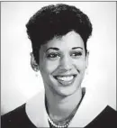  ?? HOWARD UNIVERSITY ?? Harris as a senior at Howard in 1986.