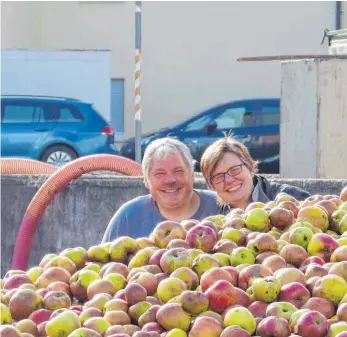  ?? ARCHIV-FOTO: BAUCH ?? Ein Bild aus besseren Tagen: Dietmar und Birgit Übele im Jahr 2015.