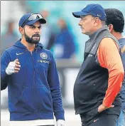  ?? REUTERS ?? India skipper Virat Kohli and coach Ravi Shastri have far more experience than anyone in the selection panel, says Kirmani.