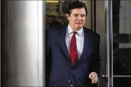  ?? JACQUELYN MARTIN / ASSOCIATED PRESS ?? Paul Manafort’s travel suggests links between President Donald Trump’s former campaign manager and Russia sympathize­rs run deeper than previously thought.