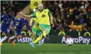  ?? Getty Images ?? Teemu Pukki gives Norwich hope with his late penalty. Photograph: Julian Finney/
