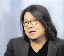  ?? VINCENT YU/THE ASSOCIATED PRESS ?? Author Kevin Kwan was born in Singapore, but has lived in the United States since he was 11 years old.