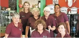  ?? Picture: SUPPLIED ?? HOMEGROWN STORE: Here to help are, back from left, Chloe Warren, Desiree Smith, Freda Moodie and Jane Andreas and, front from left, Carol van Niekerk and store owners Kim Schwarz and Jerry Leyland