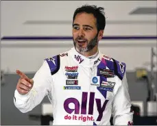  ??  ?? NASCAR legend Jimmie Johnson is competing in the Rolex 24 because he craves the diversity he couldn’t have during his run through the stock car series’ record books. He’s a 45-year-old IndyCar rookie this season.