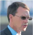  ??  ?? Aidan O’Brien: Trainer of Kew Gardens