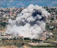  ?? ?? LÍBANO. Bombardeos en la frontera norte de Israel.