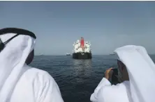  ?? EPA ?? The Norwegian crude-oil tanker Andrea Victory, which was attacked on Sunday off the coast of Fujairah