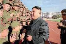  ?? PHOTO: REUTERS ?? North Korea’s leader Kim Jong Un has continued his missile programme with the latest launch yesterday from the western part of North Korea.