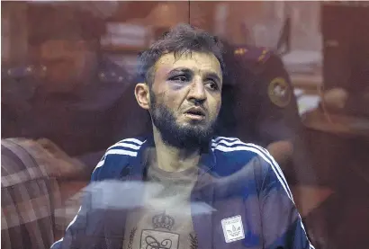  ?? I
EFE ?? Uno de los detenidos por el feroz atentado en Moscú.