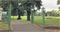  ??  ?? One of the entrances to Sandford Park