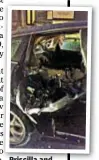  ??  ?? Priscilla and Gregory Welch of Elmont, L.I., were inside Mazda CX7 when debris fell on the SUV.