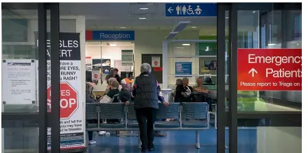  ?? STUFF ?? A patient waited the equivalent of a working week to be processed in Waikato Hospital’s ED in February.