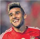  ??  ?? Eduardo Salvio (26). Volantedel­antero de Benfica de Portugal.