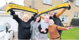  ??  ?? Fan- tastic
The village of Auchinleck is sure to turn out in force on Saturday