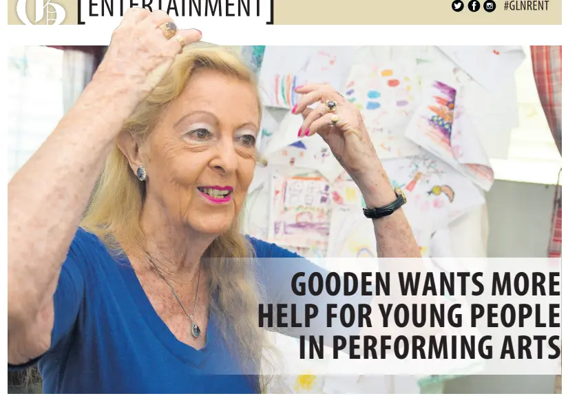  ?? KENYON HEMANS/PHOTOGRAPH­ER ?? Music industry veteran Patricia ‘Pat’ Gooden is calling for more to be done to promote Jamaican children’s artistic talents in music and theatre.