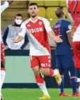  ?? Foto: dpa ?? Kevin Volland schoss Monaco fast im Al‰ leingang zum Sieg.