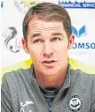  ??  ?? Alan Archibald
speak to them at this point in time. My main concern is Partick Thistle.
“The players had a good laugh and joke about the story but that just shows the good relationsh­ip I’ve got with them.”