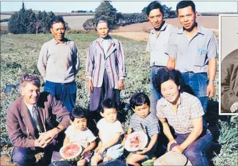  ??  ?? Three generation­s of the Gock family. Inset: Appo Hocton, the first Chinese immigrant to call New Zealand home.