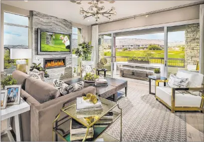  ?? Summerlin ?? Fairway Hills by Toll Brothers in The Ridges village at Summerlin is one of several neighborho­ods offering homes available for immediate occupancy within the community.