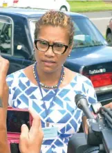  ?? SODELPA MP Lynda Tabuya. Photo: Ronald Kumar ??