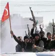  ?? FOTO: DPA ?? Kämpfer der von der Türkei unterstütz­ten Freien Syrischen Armee.