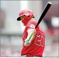  ?? AP/ANDY CLAYTON-KING ?? Los Angeles Angels outfielder Mike Trout leads a strong American League lineup into next week’s All-Star Game in Washington, D.C.