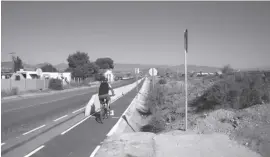  ?? Foto: Carm ?? Radfahrer haben nun eine eigene Spur nach Mazarrón.