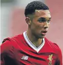  ??  ?? Trent Alexander-Arnold.