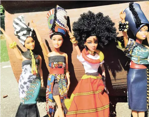  ??  ?? LUVUTHANDO Dolls by Yolanda Y’awa were created to give children the space to be ‘perfectly imperfect’.