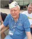  ?? MEG JONES / JOURNAL SENTINEL ?? Jim Hanson, 93, was stationed at the naval air station on Ford Island when the Japanese attacked Pearl Harbor on Dec. 7, 1941.