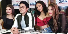  ??  ?? Rhian, Dennis, Lovi at Max