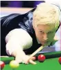  ??  ?? INSPIRING Neil Robertson