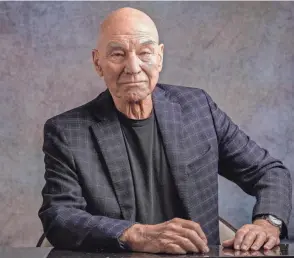  ?? ROBERT HANASHIRO/USA TODAY ?? Patrick Stewart is ready for the final season of Paramount+ series “Star Trek: Picard.”