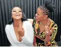  ??  ?? Lerato Kganyago and Johanna Mukoki