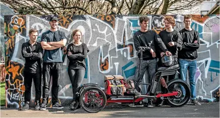  ??  ?? Judges in the James Dyson Award say the Massey University students’ electric cargo trike has huge potential in the developing world.