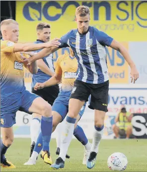  ??  ?? WELCOME RETURN: Dutch defender Joost van Aken has featured in Sheffield Wednesday’s pre-season friendlies after missing a large chunk of last season through injury. PICTURE: ANNE SHELLEY