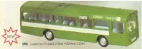  ??  ?? ▼ Dinky Toys Single Deck Bus in Green Line livery (No 292), as illustrate­d in the 1977 Meccano Trade Catalogue.