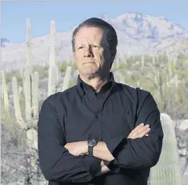  ?? David Sanders For The Times ?? FORMER IMMIGRATIO­N official Mark Reed, who lives in Tucson, says a wall alone won’t stop illegal immigratio­n and that the U.S. must also target employers.